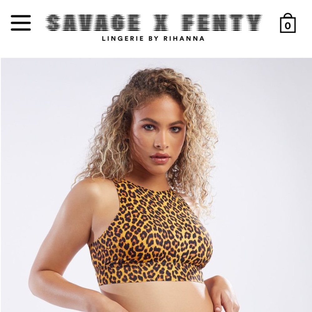 High Neck Microfiber Savage Fenty Bralette!